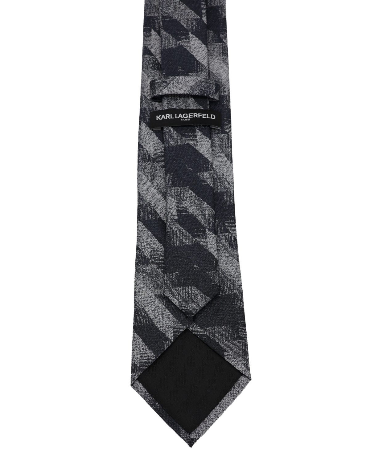 Karl Lagerfeld Paris Men's Sparkle Herringbone Pattern Classic Tie
