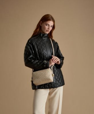 Women's Quilted Leather Jacket