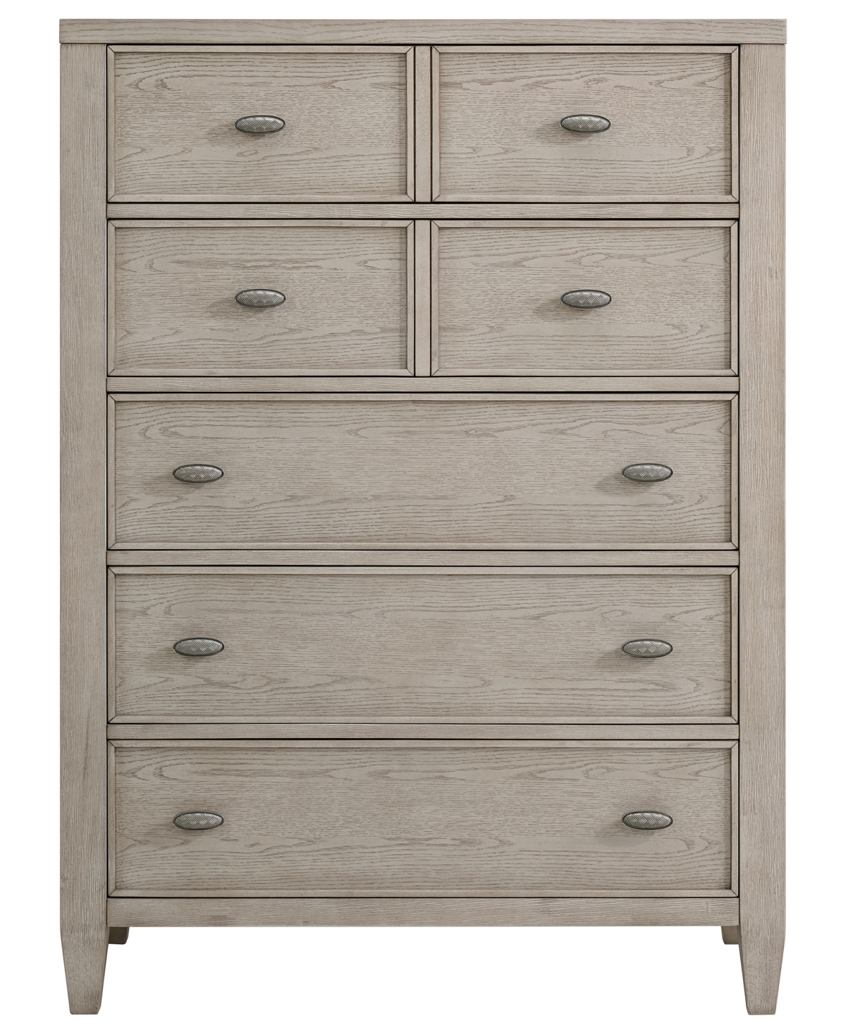 Macy's Serenity 40" Wood 7-drawer Chest In Gray