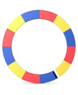 15FT Trampoline Spring Cover Universal Trampoline Replacement Pad w/Split Design