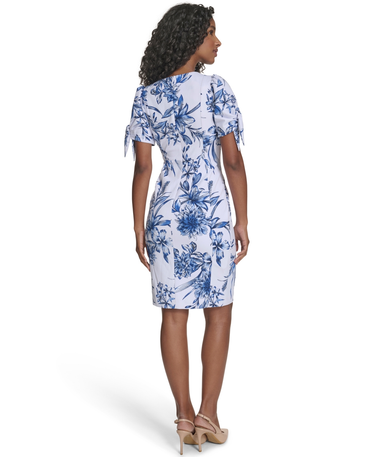 Calvin Klein Women's Crewneck Short-Sleeve Sheath Dress