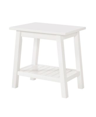 18" Wood Dorset Bench Stool