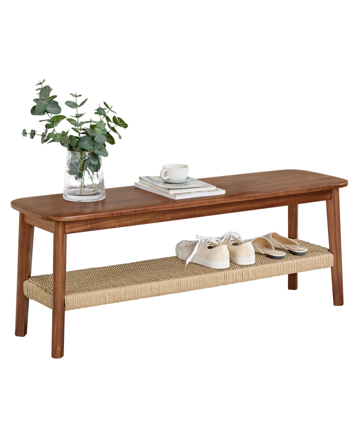 Alaterre Furniture 48" Acacia Wood Calais Bench