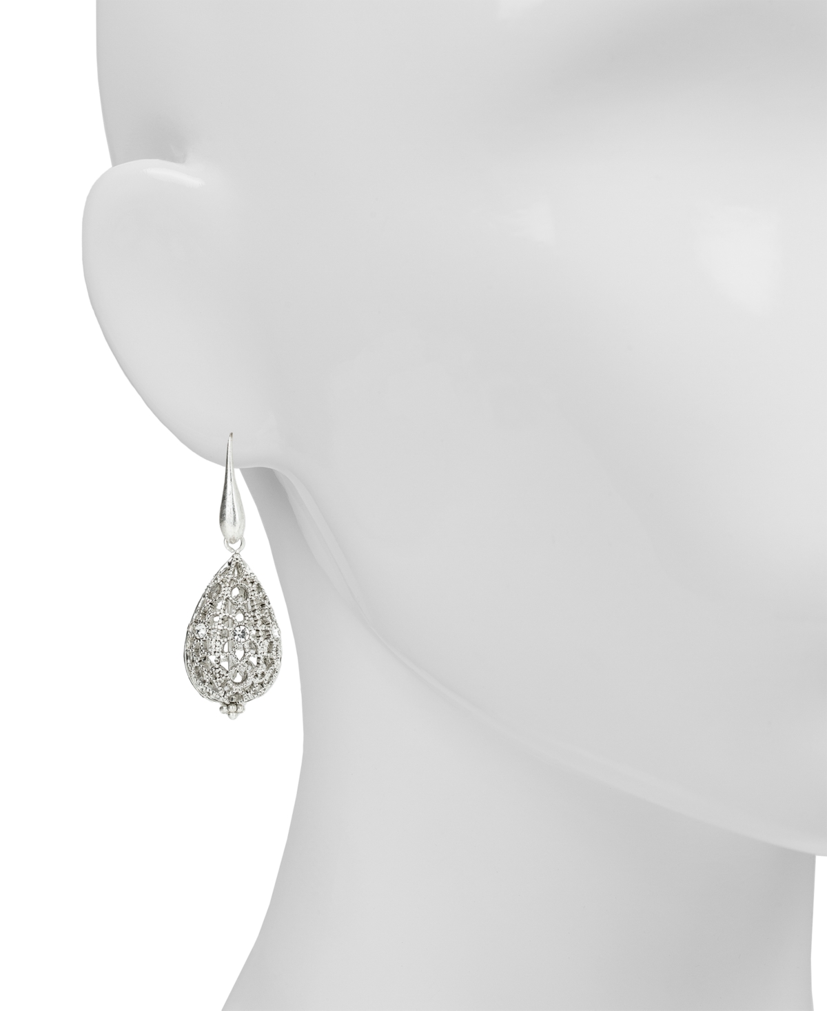 Patricia Nash Silver Plated Teardrop Earrings