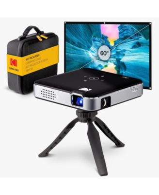 Luma 150 Pico Projector, Rechargeable Ultra Mini Projector w/60" Screen, Tripod & Case