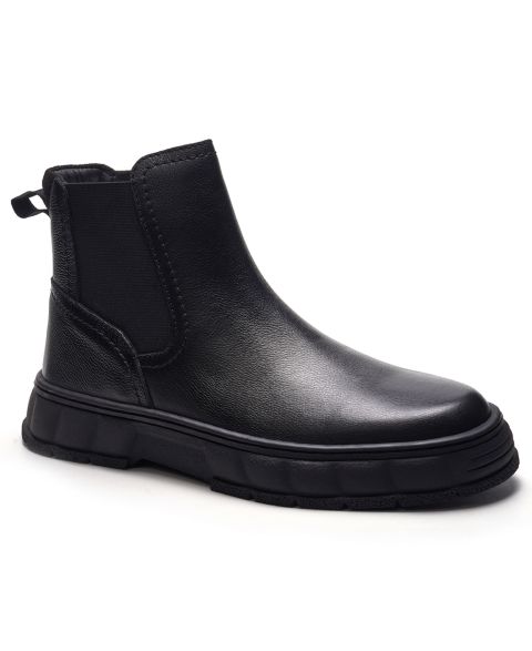 Мужские ботинки A. Veer Axis Chelsea Slip-On, цвет: Чёрный