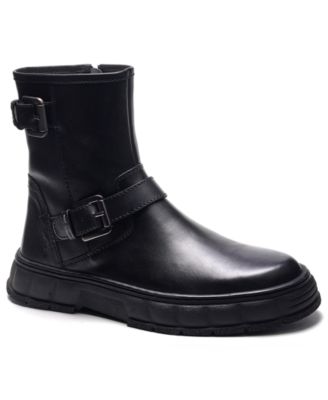A. Veer - Men's Lace-Up Ranger Biker Boots