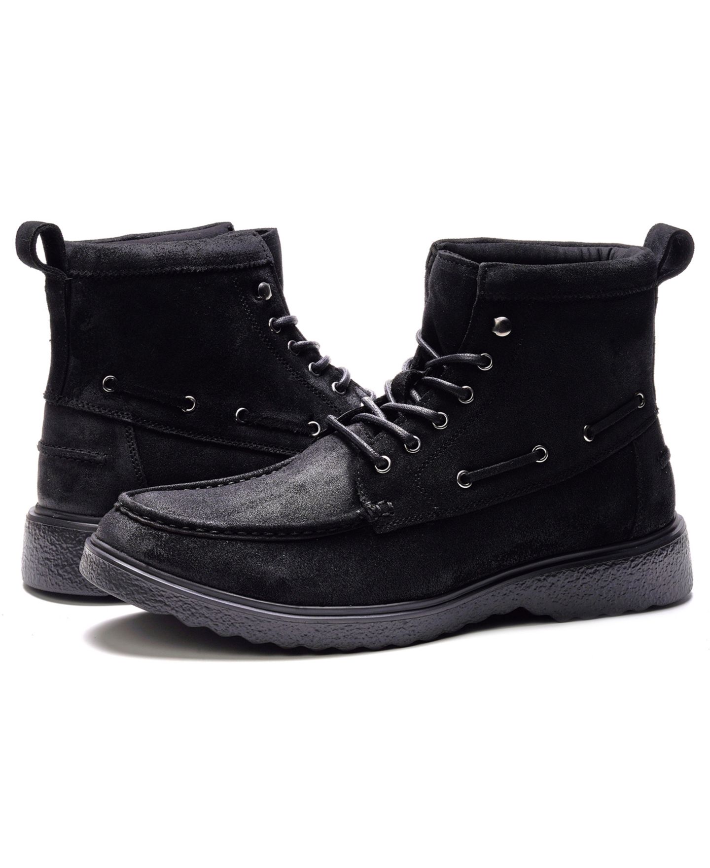 Мужские ботинки Anthony Veer A. Veer Tundra Moc-Toe, цвет: Чёрный — фото 6