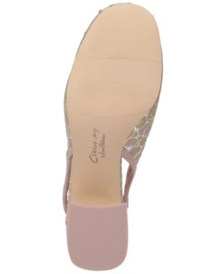 Women's Diane Slingback Block-Heel Ballet Pumps