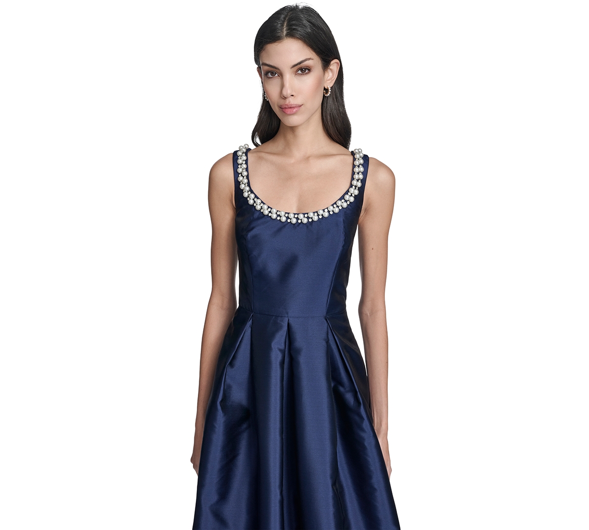 Eliza J Women's Sleeveless Scoop Neck Ball Gown In Blue