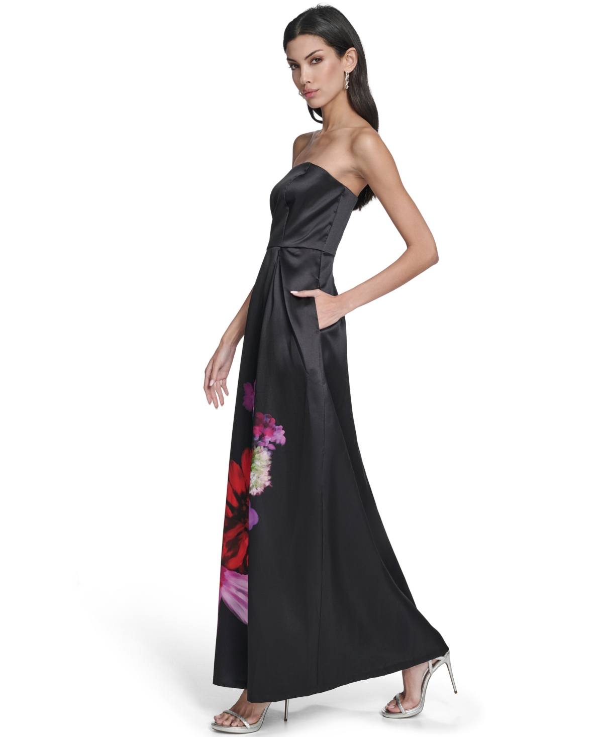 Eliza J Women's Strapless Ball Gown