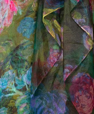 Women's Printed One-Shoulder Long Dress