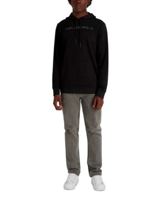 Men's French Terry Embossed Logo Hoodie