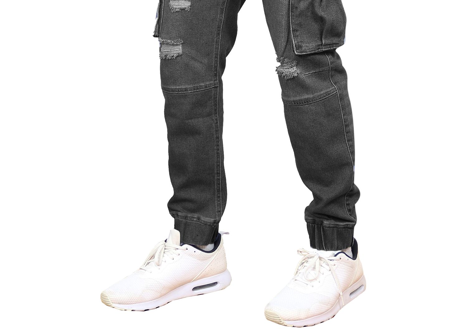 Men's Stretch Cargo Carpenter Jeans Joggers Set, 2-Pack