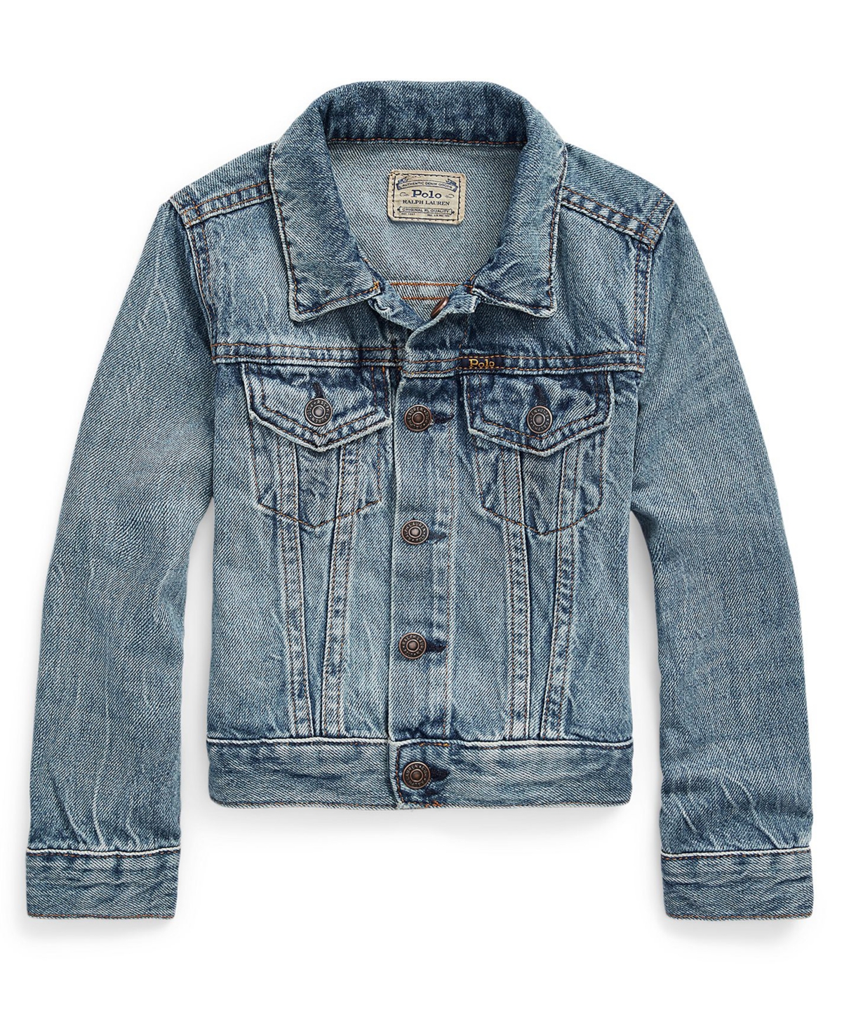 Polo Ralph Lauren Girls' 2T-6X Denim Trucker Jacket
