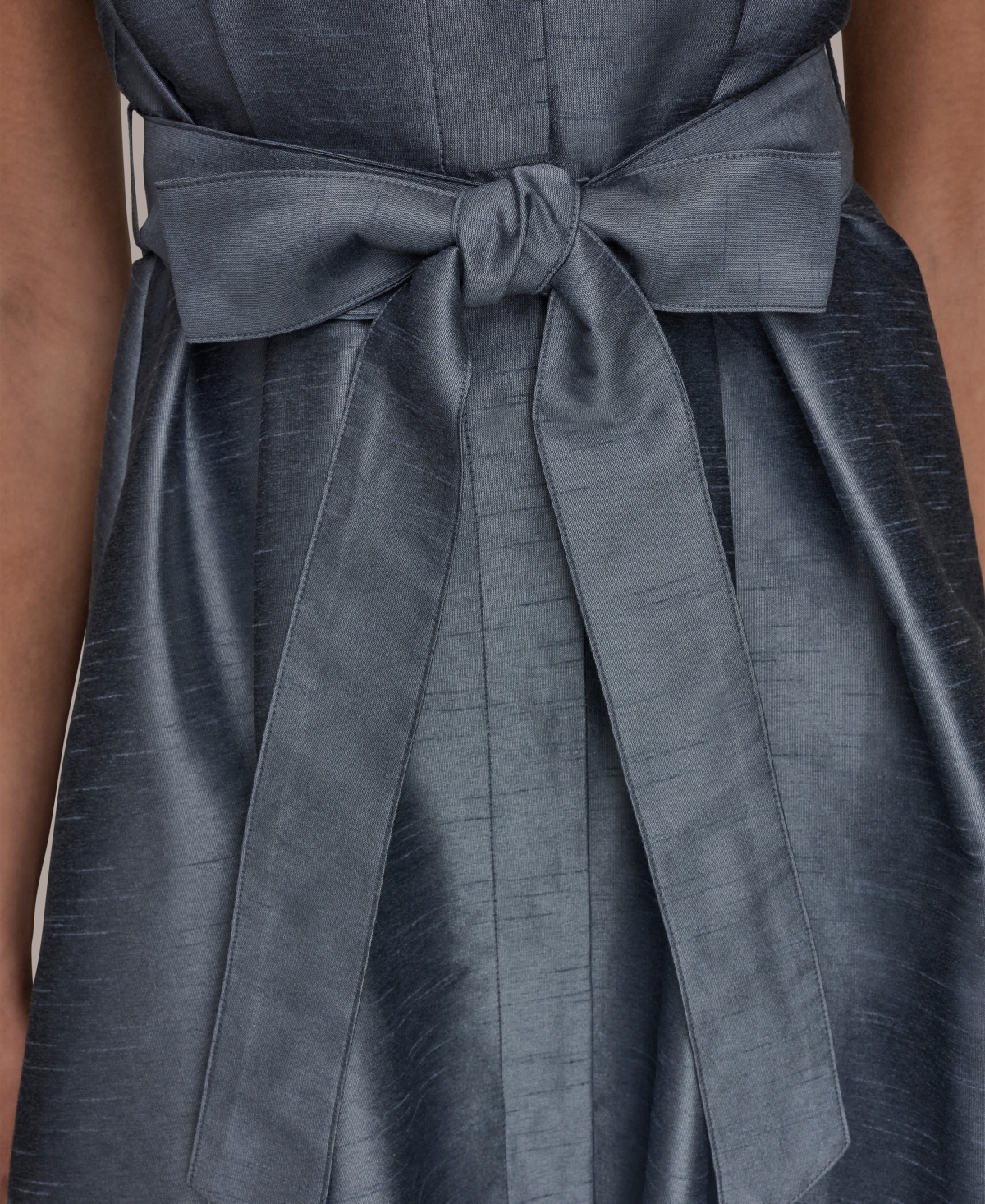 Donna Karan New York Women's V-Neck Belted Midi Dress