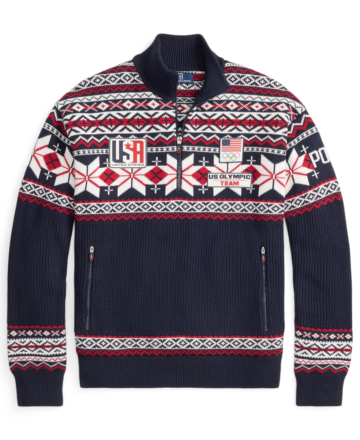 Polo Ralph Lauren Men's Winter Quarter-Zip Sweater
