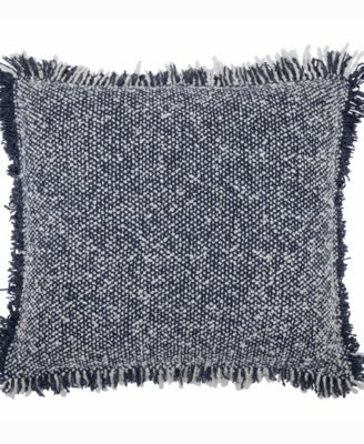 Heathered Fringe Decorative Pillow, 20" x 20"
