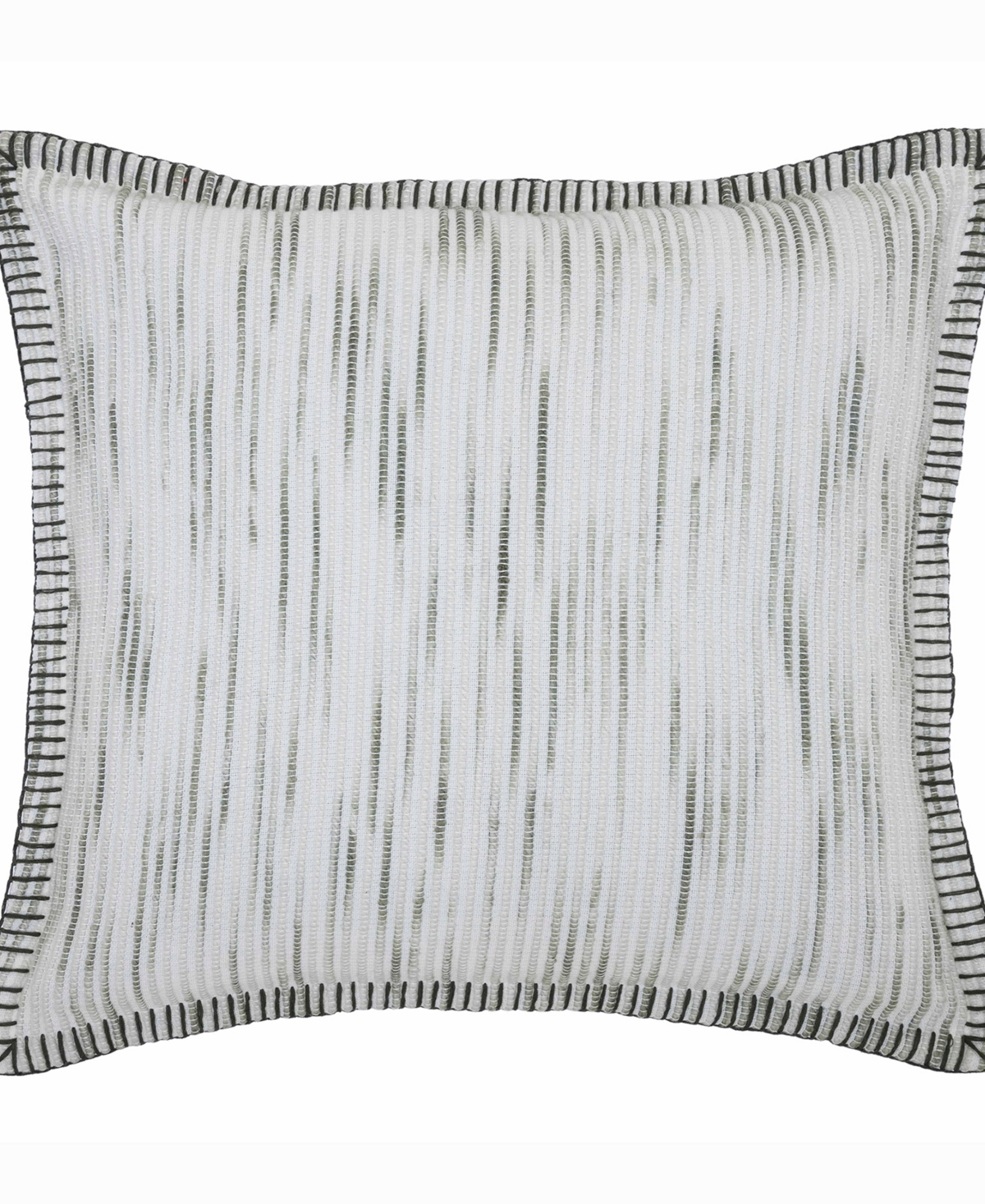 Tahari Home Polly Blanket Stitch Decorative Pillow, 20" x