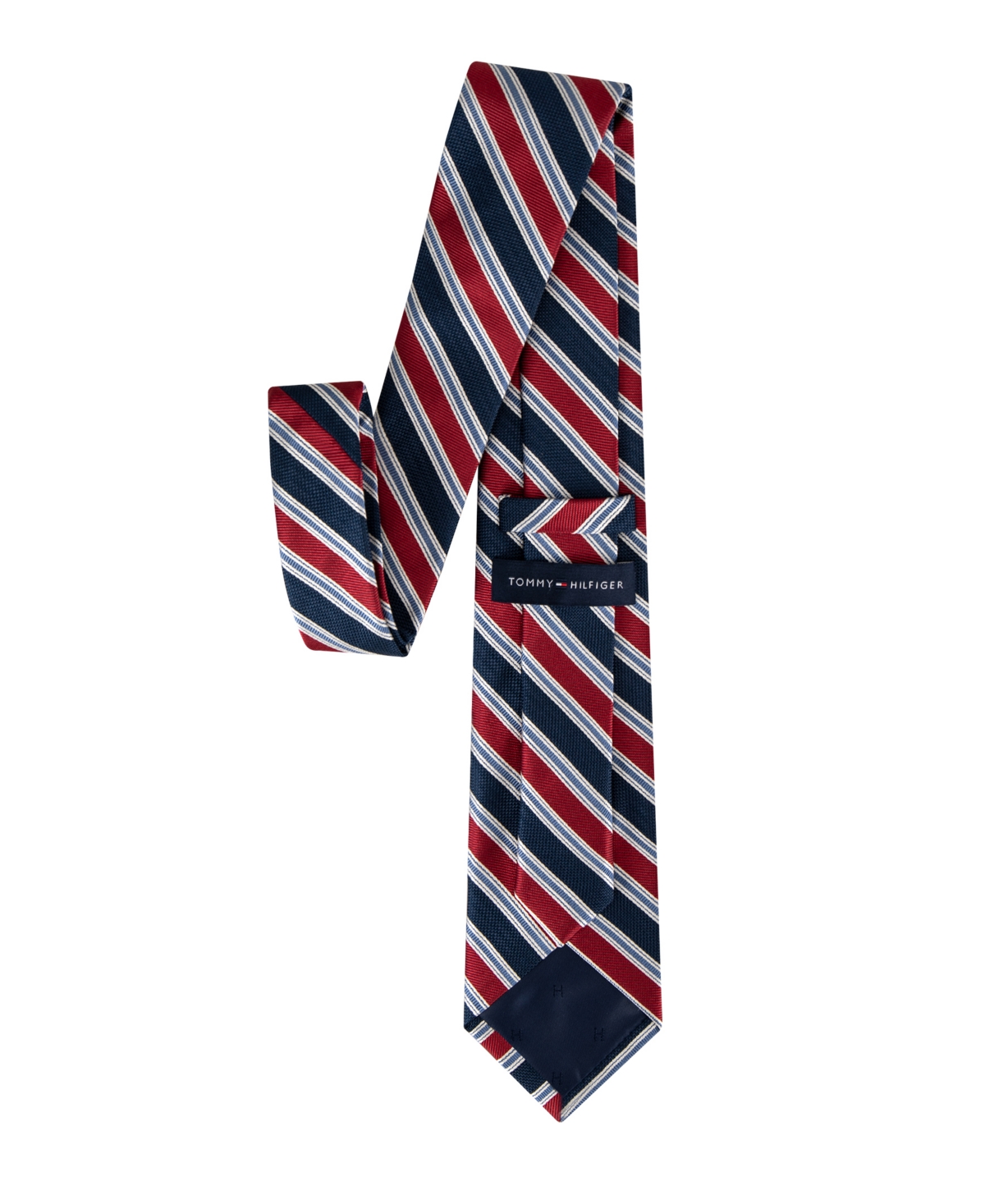 Tommy Hilfiger Men's Conrad Striped Pattern Classic Tie In Multi