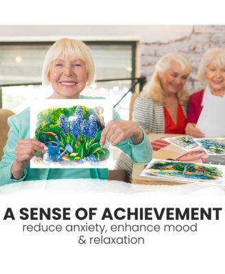Water Painting Dementia Activities for Seniors – Vibrant Blooms – Alzheimers Products