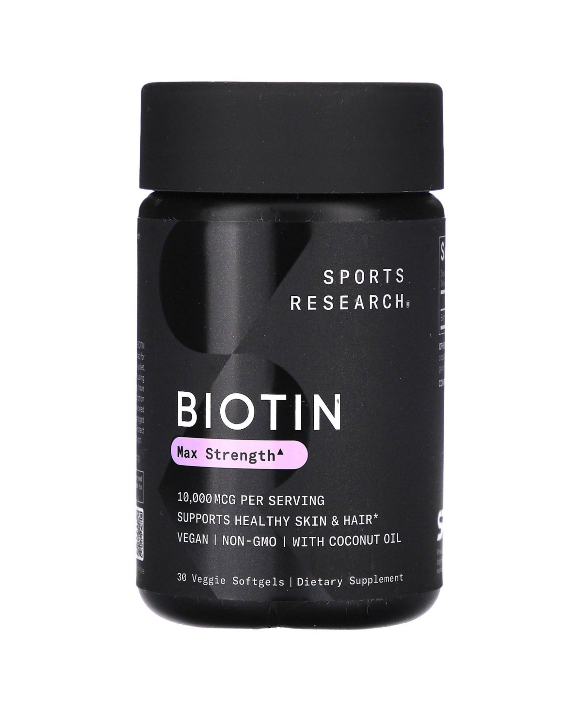 Sports Research Biotin Max Strength 10 000 mcg