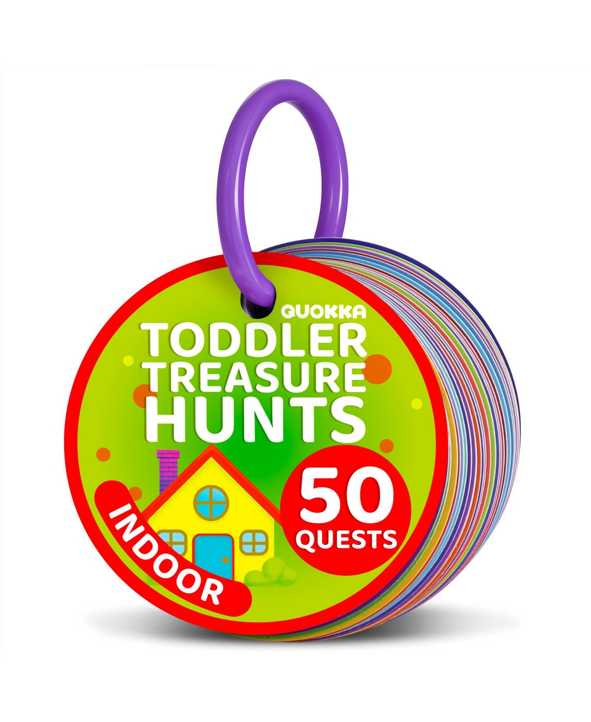 Quokka Scavenger Hunt Game for Toddlers 3-5 – 50 Toddler Activities Indoor Cards Set