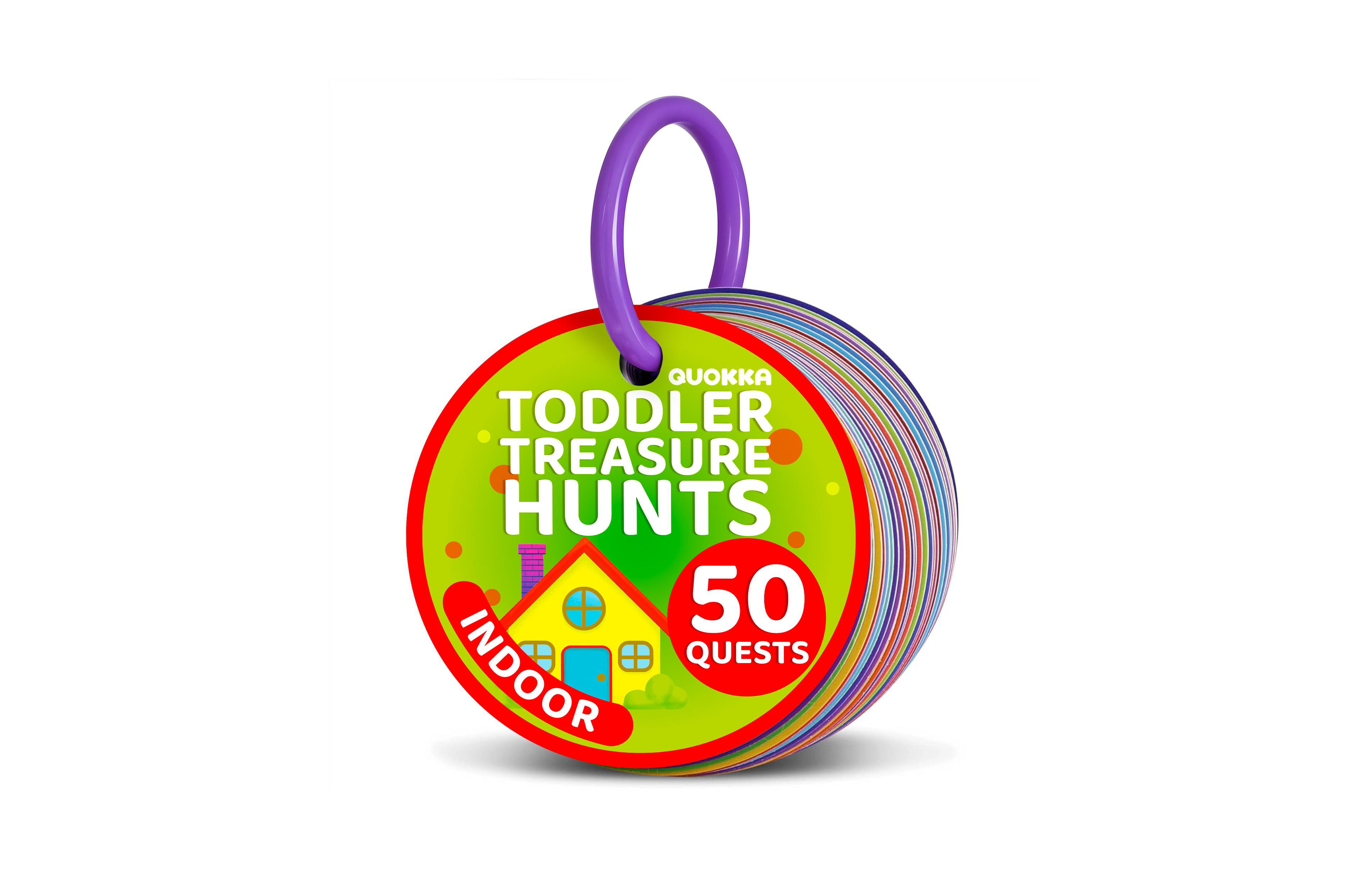 Quokka Scavenger Hunt Game for Toddlers 3-5 – 50 Toddler Activities Indoor Cards Set