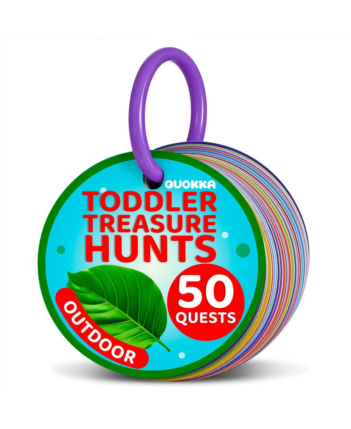 Quokka Scavenger Hunt Game for Toddlers 3-5 – 50 Toddler Activities Indoor Cards Game Set