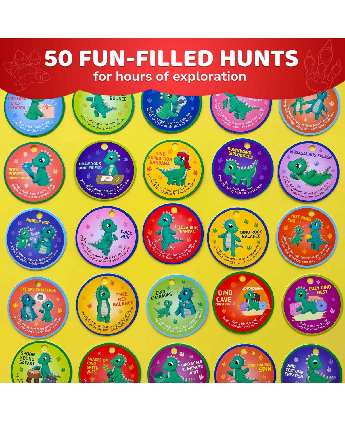 Quokka Scavenger Hunt Game for Toddlers 3-5 – 50 Toddler Activities Indoor Cards Set