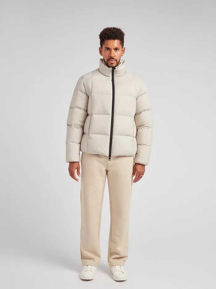 Men's Cloud Long Sleeve Puffer Racer Jacket - thumbnail 4
