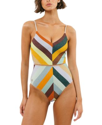 Women's Arava Stripes One Piece Swimsuit
