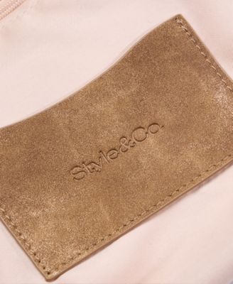 Stud Nubuck Bucket Bag, Macy's Exclusive