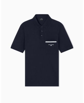 Men's Pique with Pocket Graphic Polo Shirt