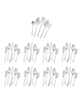 Bellasera Satin 18/10 Stainless Steel 45 Pc. Flatware Set, Service for 8