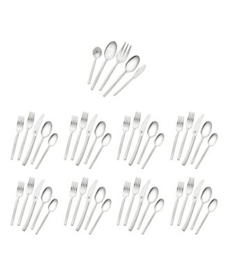 ZWILLING Opus 18/10 Stainless Steel 45 Pc. Flatware Set, Service for 8