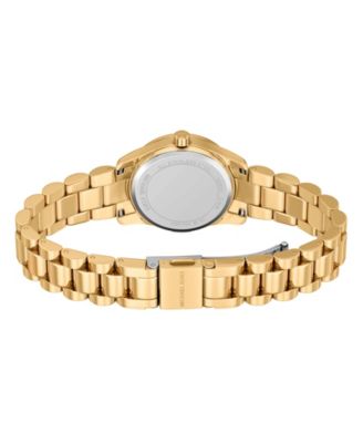 Women's Lexington Three-Hand Gold-Tone Stainless Steel Watch and Jewelry Set, 26mm