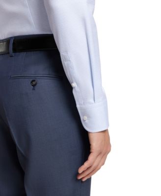 Men's Cotton Twill Slim-Fit Dress Shirt