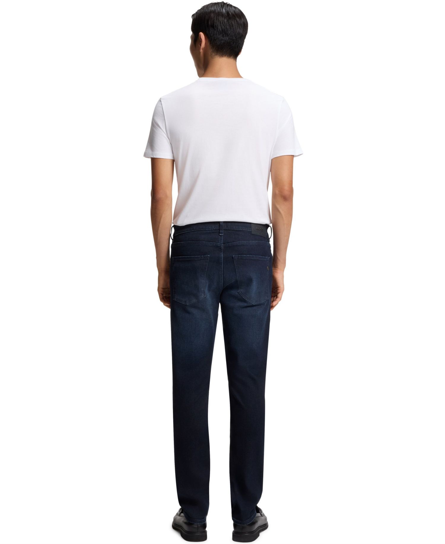 Men's Dark-Blue Stretch Denim Delaware Slim-Fit Jeans