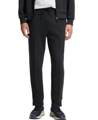 Men's Piped-Detail Cotton-Blend Tracksuit Bottom Pants