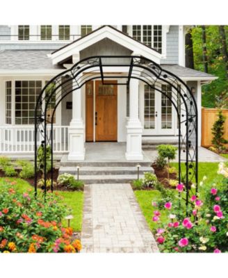 Metal Garden Arch 74.4" Wide