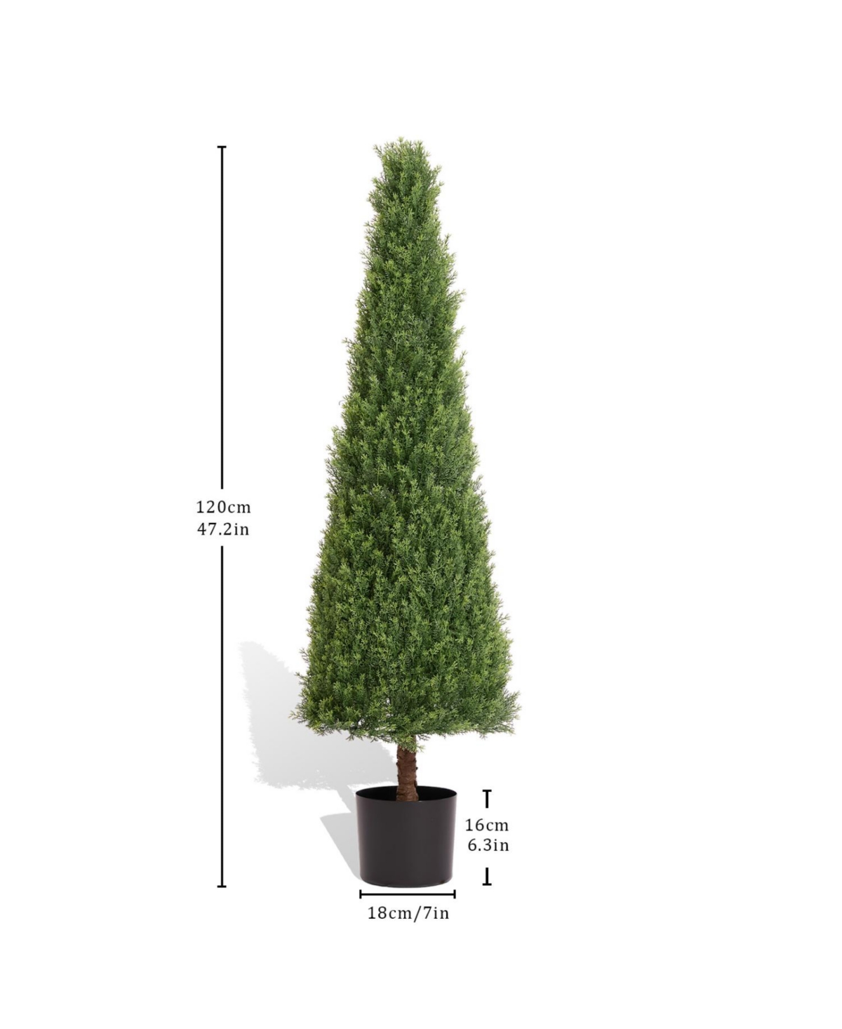 Streamdale Furniture Artificial Boxwood Topiary Trees 120cm 2pcs