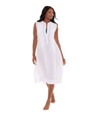 Women's Pleated Coverup Beach Dress