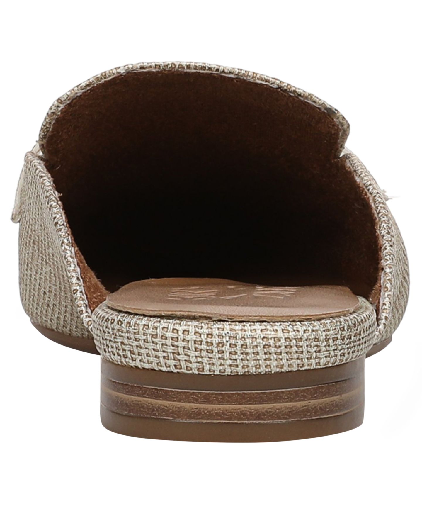 Женские сабо Naturalizer Basel Mule Flats, цвет: Натуральный бежевая искусственная кожа — фото 3