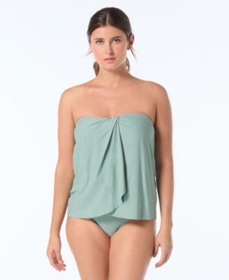 Women's Contours Clarity Bra-Sized Bandeau Tankini Top