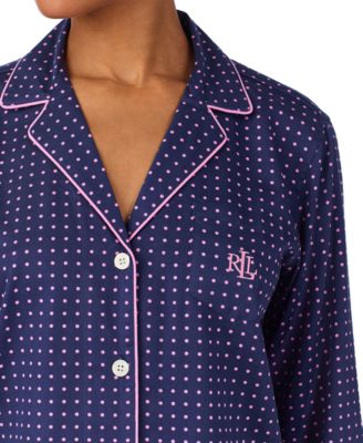 Petite Long-Sleeve Top and Pajama Pants, 2-Piece Set