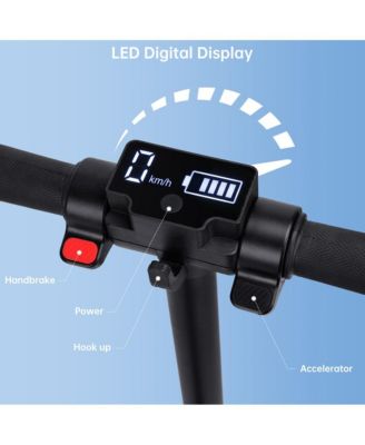 6.5-Inch Foldable Kids Electric Scooter for Fun Rides, Up to 5 Miles, 150W Motor & Deck Lights