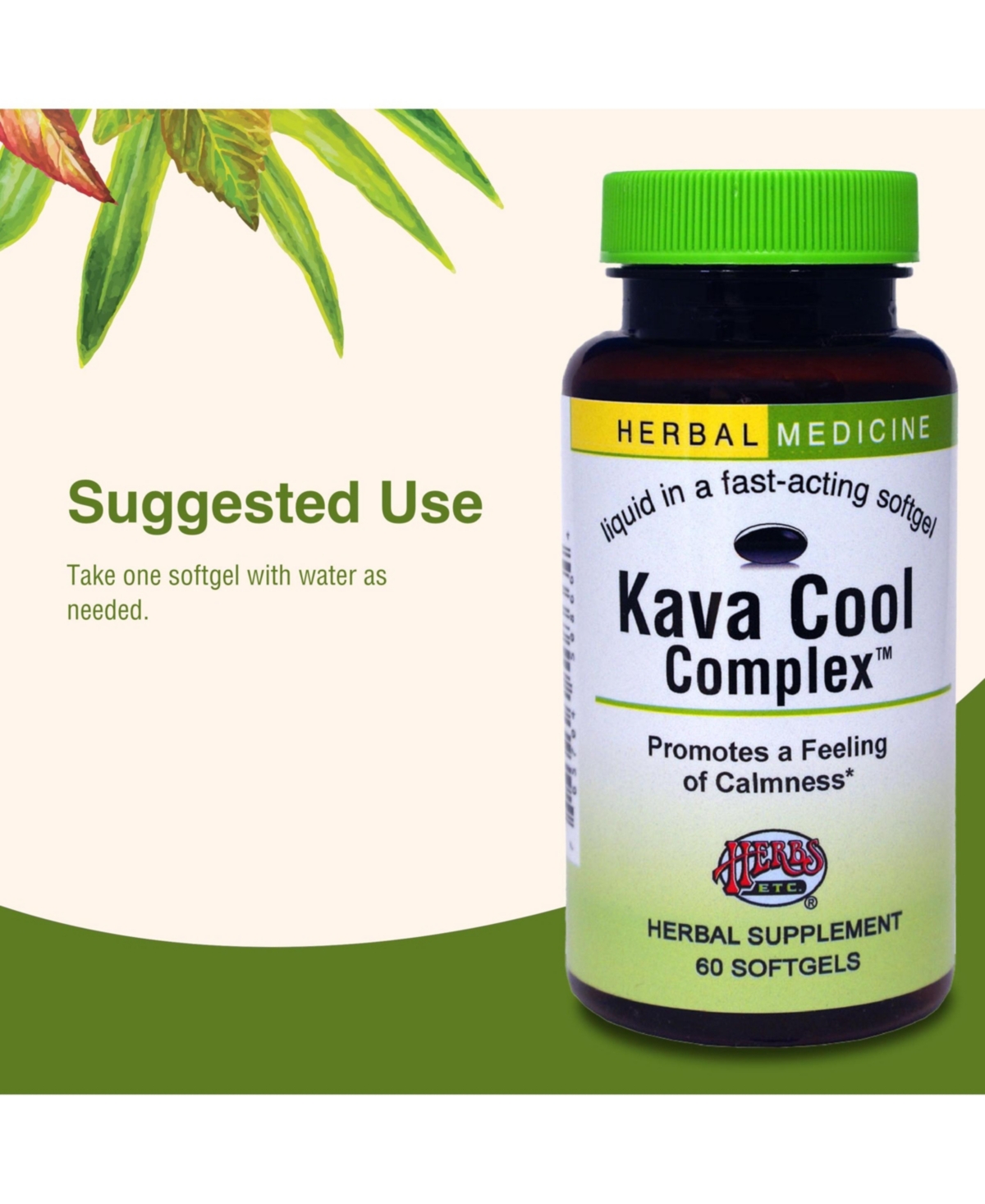 Trace Minerals Herbs Etc. Kava Cool Complex