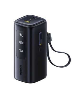 GX11 Global Traveler's 2-in-1 Mobile Hotspot & 20000mAh Power Bank, Seamless 4G LTE, 67W Fast Charging