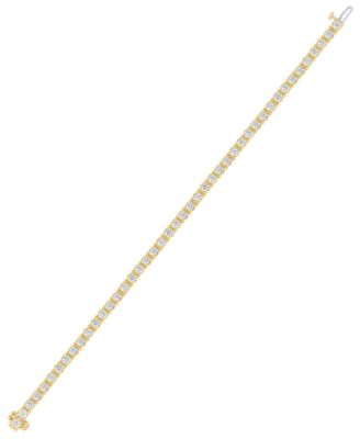 White Diamond Bracelet (5 ct. t.w.) in 10k Yellow Gold (also in 10k White Gold)